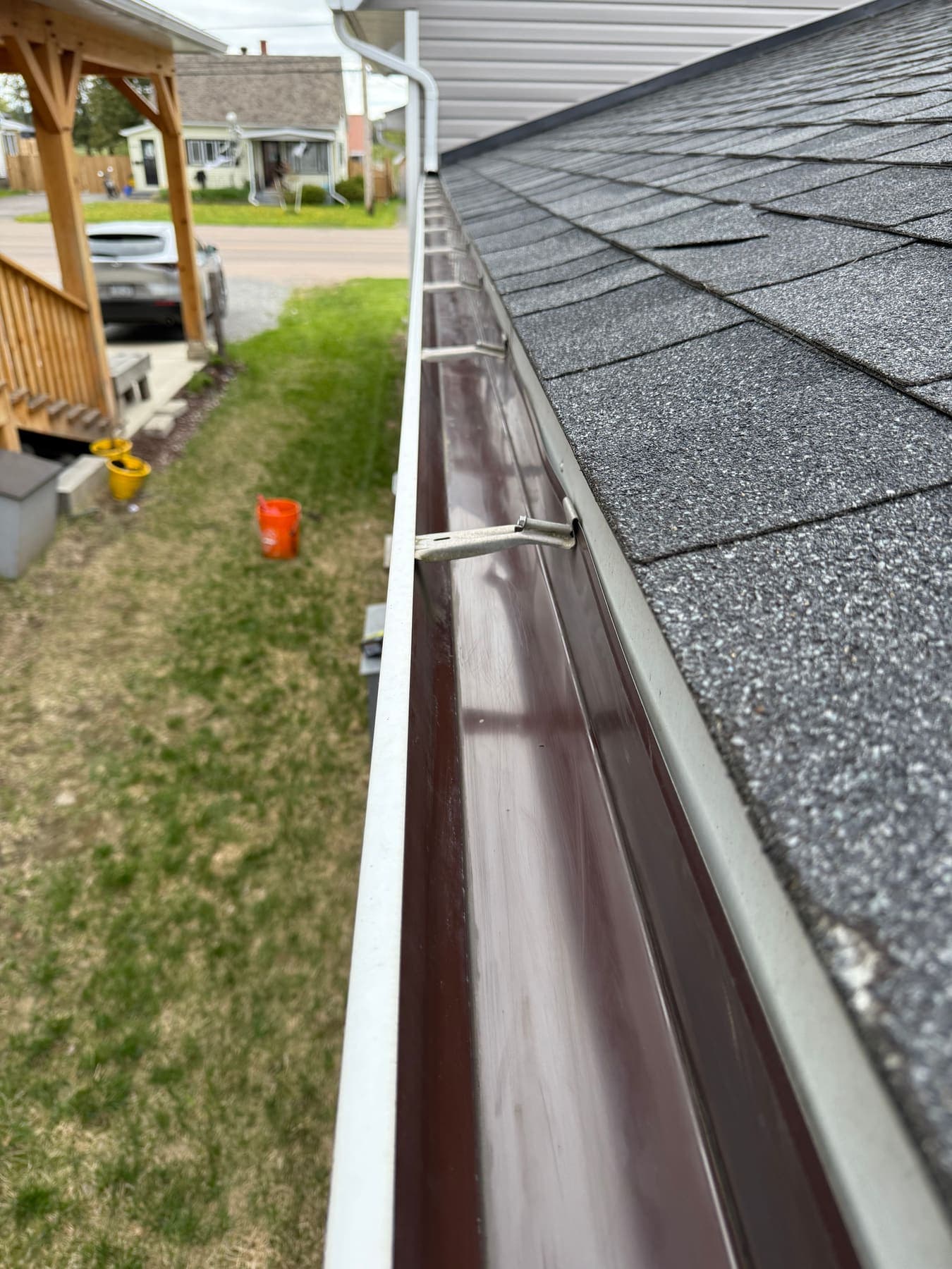 Residential gutter cleaning callout by Prestige View Services in the Ottawa Valley