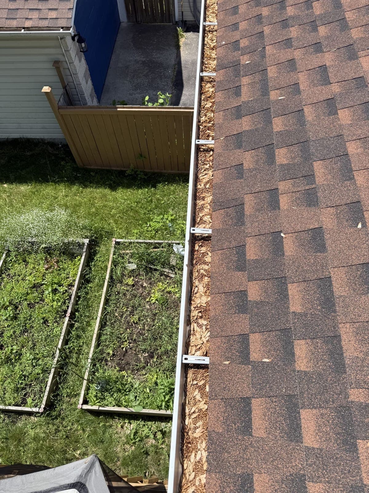 Residential gutter cleaning callout by Prestige View Services in the Ottawa Valley