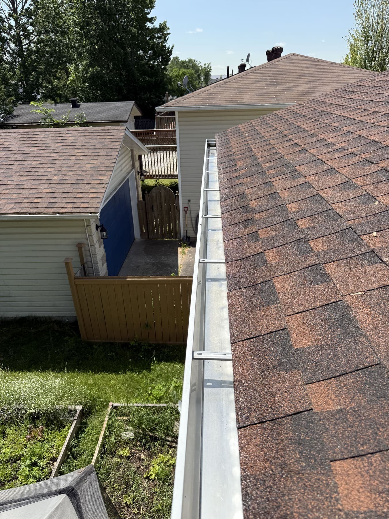Residential gutter cleaning callout by Prestige View Services in the Ottawa Valley