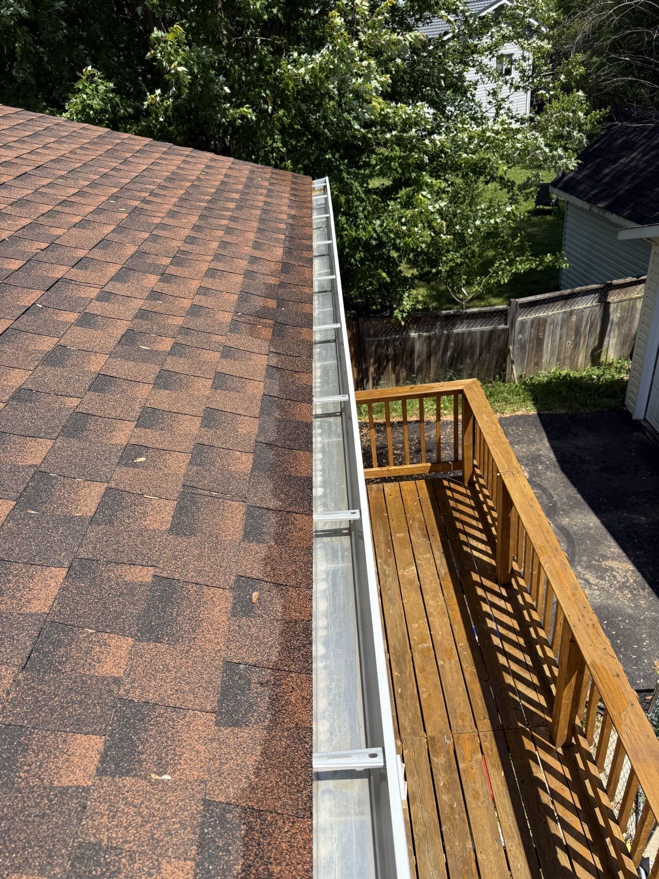 Residential gutter cleaning callout by Prestige View Services in the Ottawa Valley